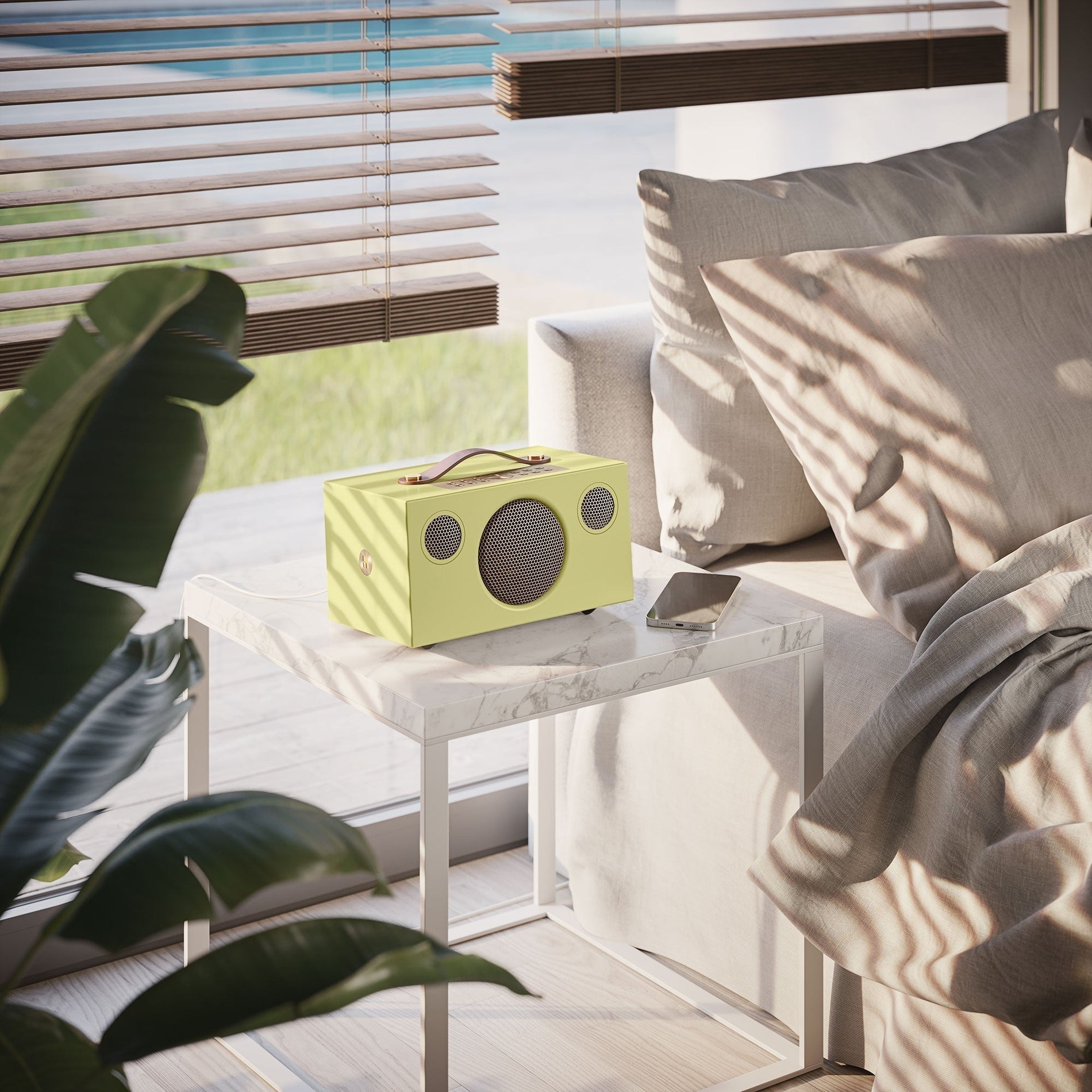 Bright color and vivid sound experience.