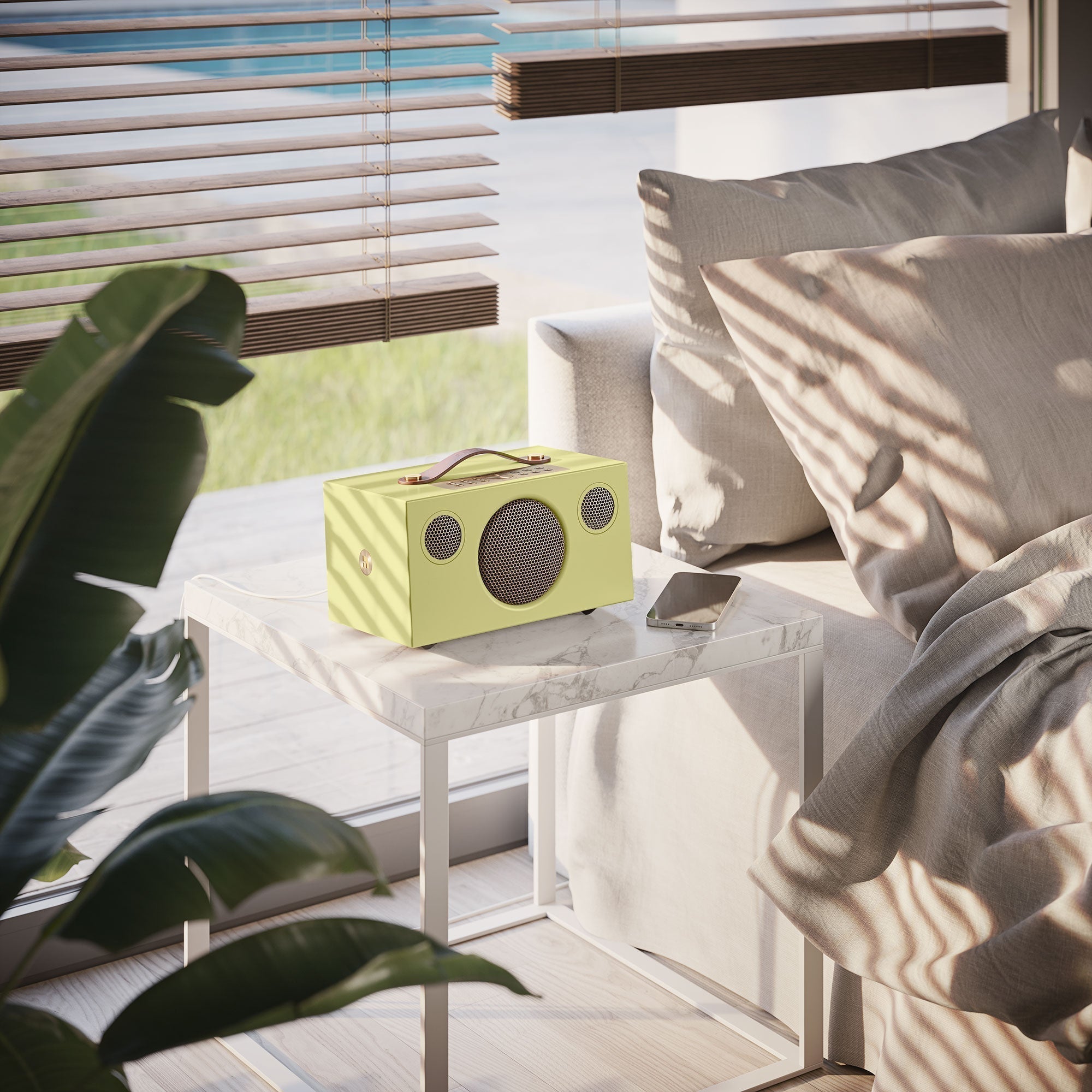 Bright color and vivid sound experience.
