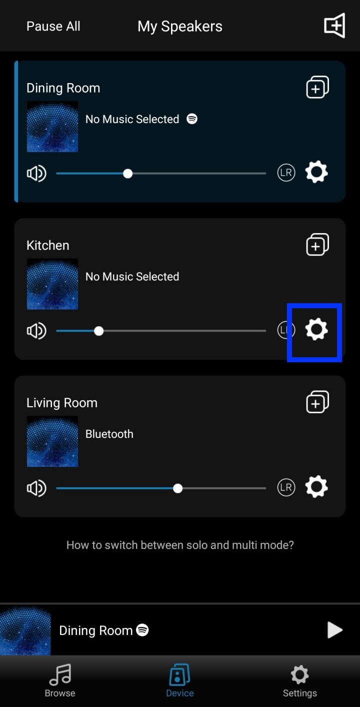 Audio Pro Control App