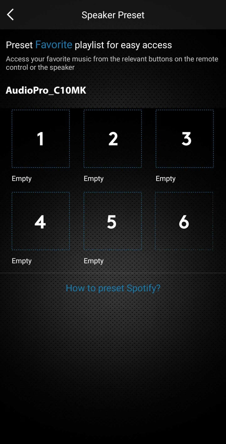 Audio Pro Control App